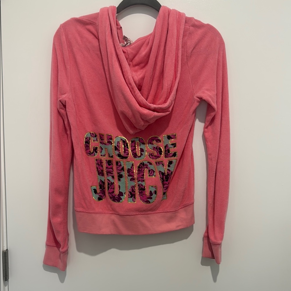 Y2K Juicy Couture Pink Hoodie M